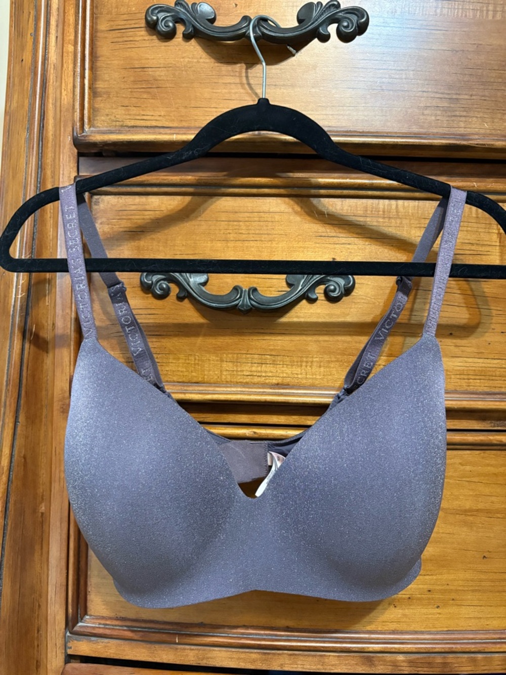 Victoria's Secret Shimmery Lavender Wireless T-Shirt Bra